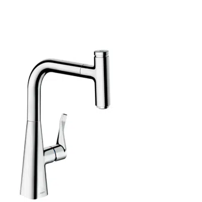 Image for Single lever kitchen mixer with pull-out spout