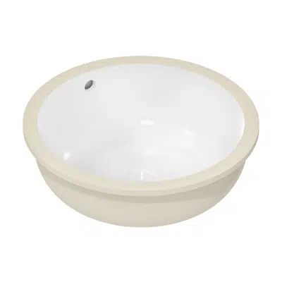 Xuniva S Undercounter basin 350/350 without tap hole with overflow, SmartClean 이미지