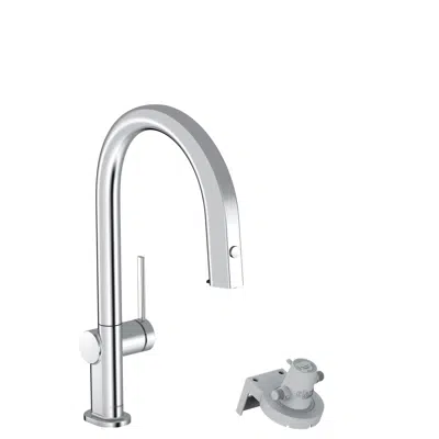 画像 Aqittura M91 FilterSystem 210, pull-out spout, 1jet