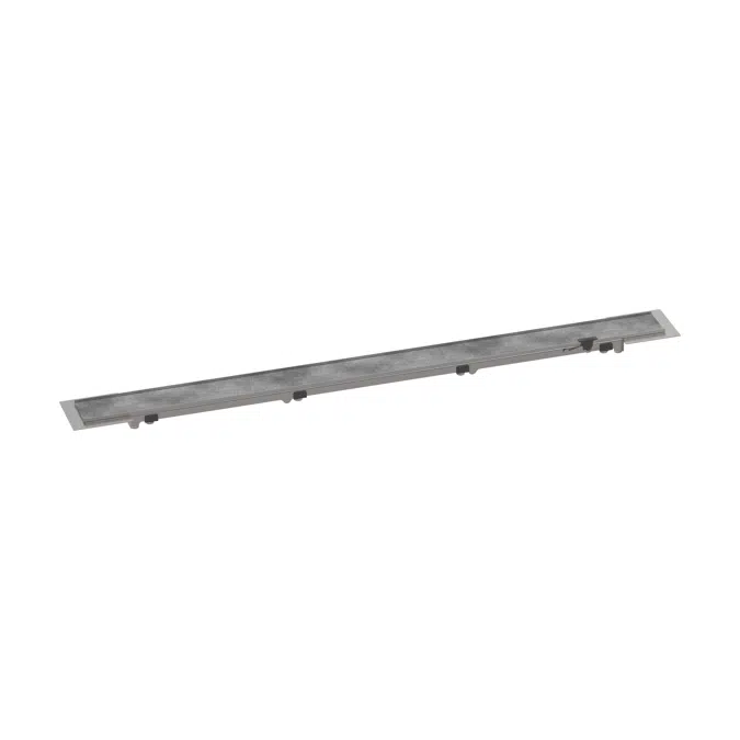RainDrain Rock Finish set shower drain 800 cuttable and tileable