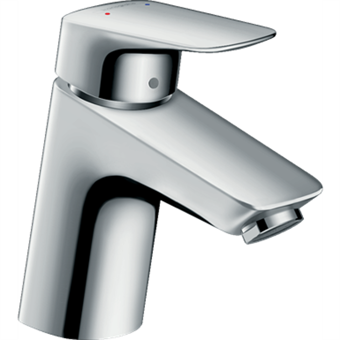 BIM objects Free download! Logis Single lever basin mixer 70 with 2