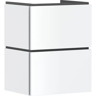 Image for 54248XXX Xilesa E Vanity unit 480/380 with 2 drawers for handrinse basin