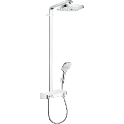 afbeelding voor Raindance Select E Showerpipe 300 2jet EcoSmart 9 l/min with ShowerTablet Select 300 27283400