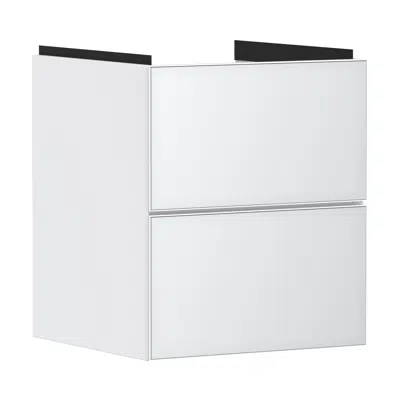 Immagine per 54172XXX Xevolos E Vanity unit Matt White 480/475 with 2 drawers for handrinse basin
