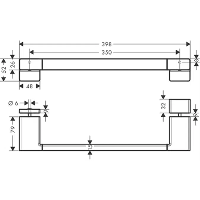 AddStoris Shower door handle