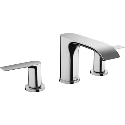 Image for Vivenis 3-hole basin mixer 90 with pop-up waste set