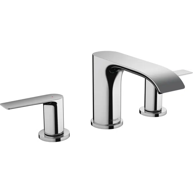 Vivenis 3-hole basin mixer 90 with pop-up waste set