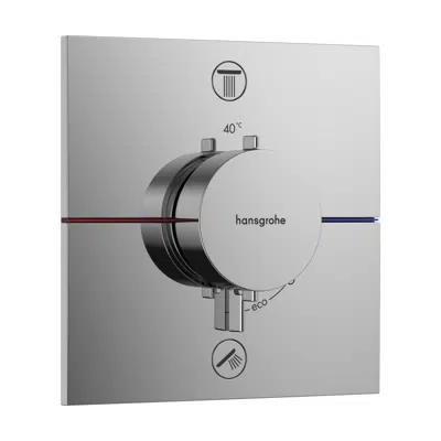 Image for ShowerSelect Comfort E  Thermostat for concealed installation for 2 functions