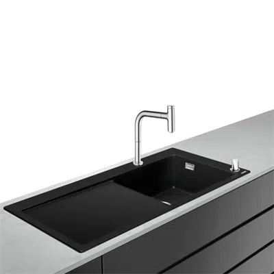 C51-F450-08 Sink combi 450 with drainboard 이미지
