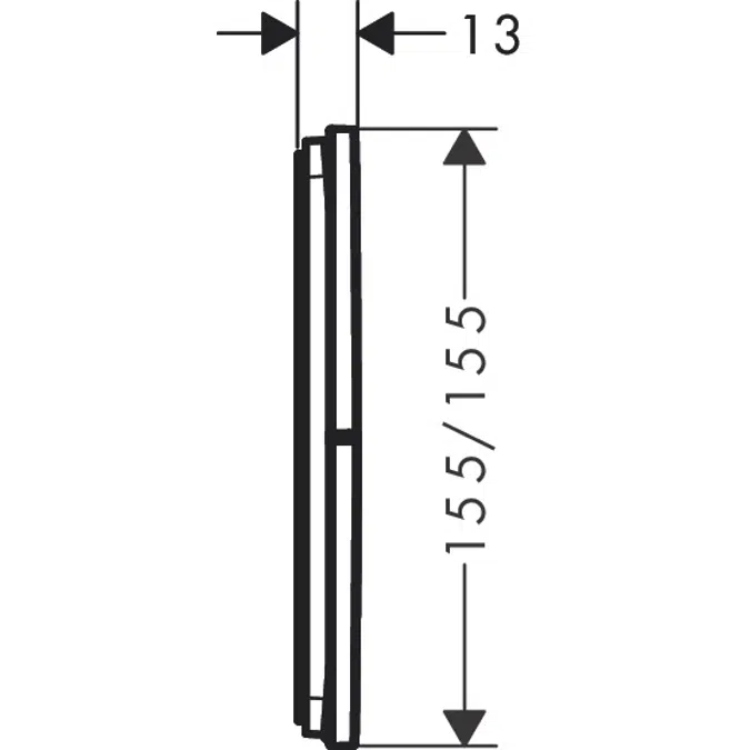 ShowerSelect Comfort E Valve for concealed installation for 3 functions