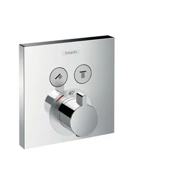 kuva kohteelle ShowerSelect Thermostat for concealed installation for 2 functions