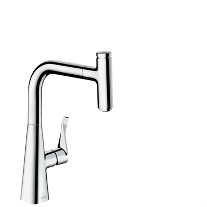 Metris Select Single lever kitchen mixer 240 with pull-out spout 14857000