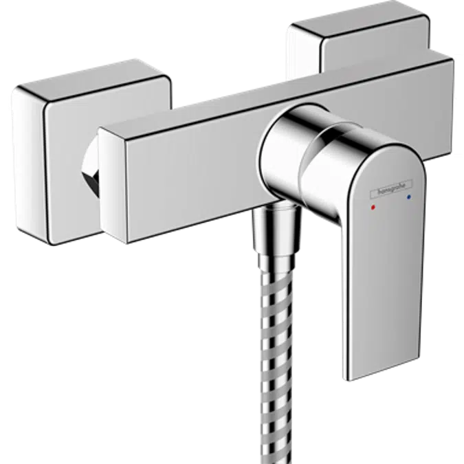 BIM objects Free download! Vernis Shape Single lever shower mixer for