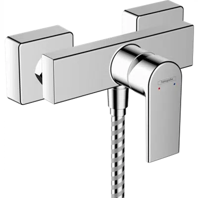 Vernis Shape Single lever shower mixer for exposed installation with 2 flow rates