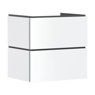 Bild für 54256XXX Xilesa E Vanity unit 630/470 with 2 drawers for wash basin