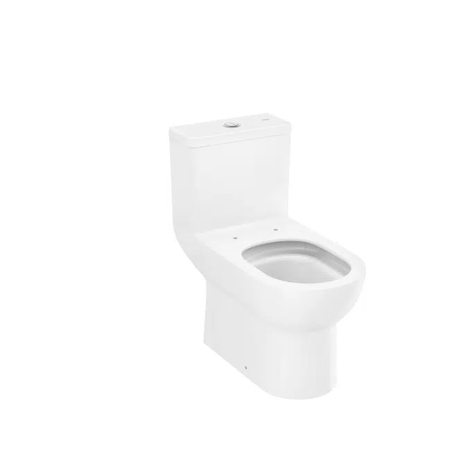 MitaPura Original S Floorstanding WC Set one piece with vertical outlet 305 rimless