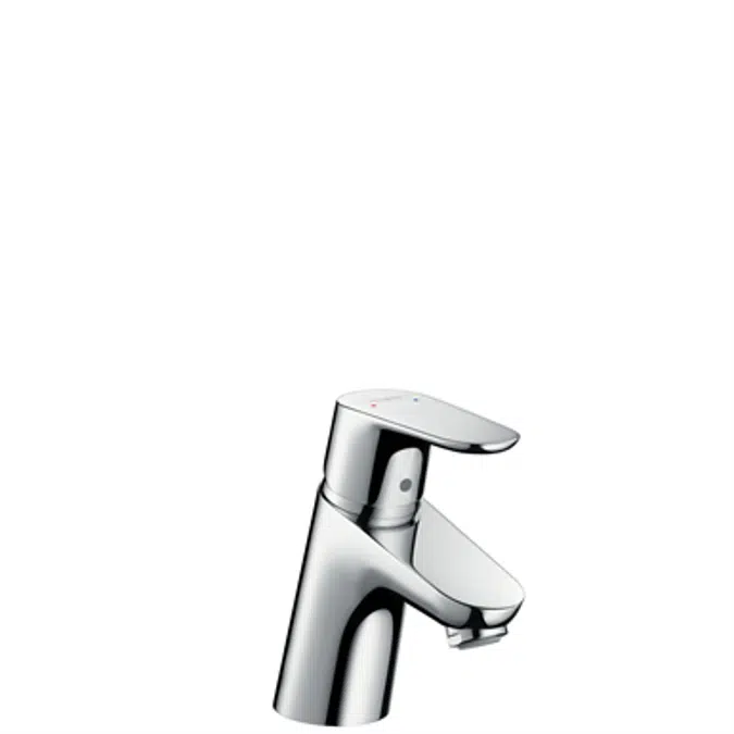 Focus Single lever basin mixer with pop-up waste set