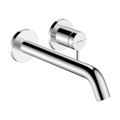 afbeelding voor Tecturis S Single lever basin mixer for concealed installation wall-mounted with spout 22,5 cm