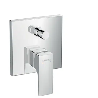 bild för Metropol Single lever bath mixer for concealed installation with lever handle