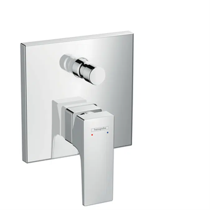 Metropol Single lever bath mixer for concealed installation with lever handle