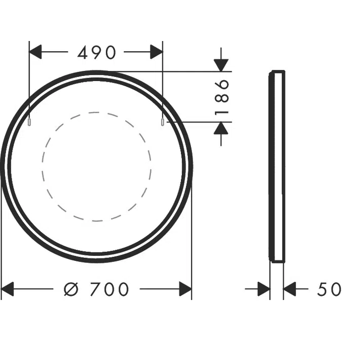 Xarita S Mirror with LED lights 700/50 IR Sensor