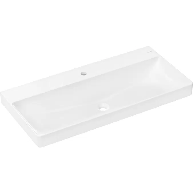 60321XXX Xelu Q Wash basin 1000/480 with tap hole without overflow