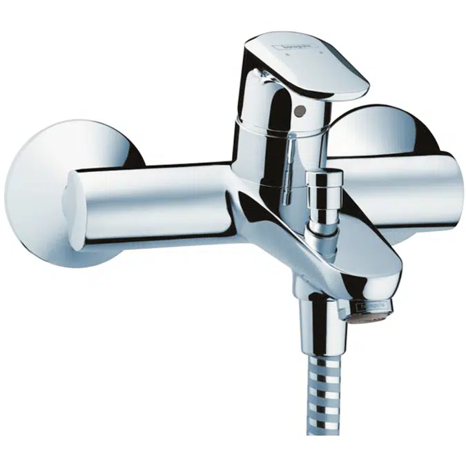 Ecos Single lever bath mixer for exposed installation DZR