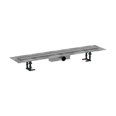 RainDrain Compact Complete set shower drain 900 for standard installation图像