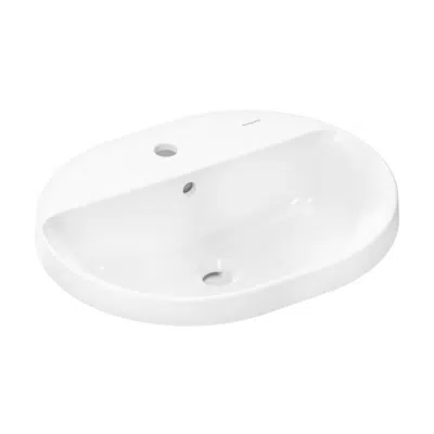 afbeelding voor Xuniva U Above counter basin 550/450 with tap hole and overflow, SmartClean