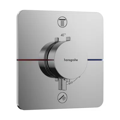 Image for ShowerSelect Comfort Q Thermostat for concealed installation for 2 functions with integrated security combination according to EN1717