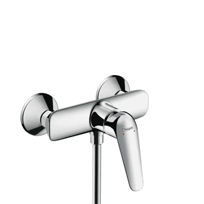 Novus Single lever shower mixer for exposed installation with 2 flow rates