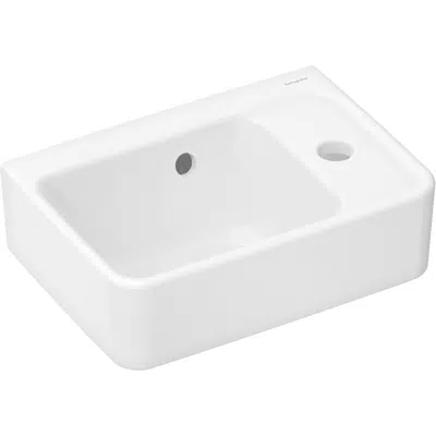 bild för Xanuia Q Handrinse basin 360/250 with tap hole and overflow, DIY
