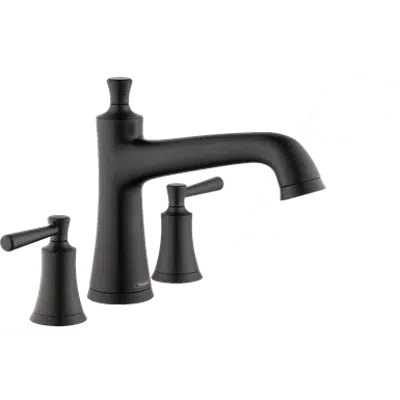 Joleena 3-hole rim mounted bath mixer图像