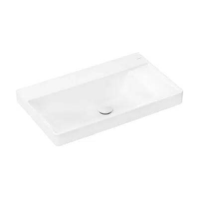 Image for 61026XXX Xelu Q Washbasin with shelf right 800/480 without tap hole and overflow, SmartClean