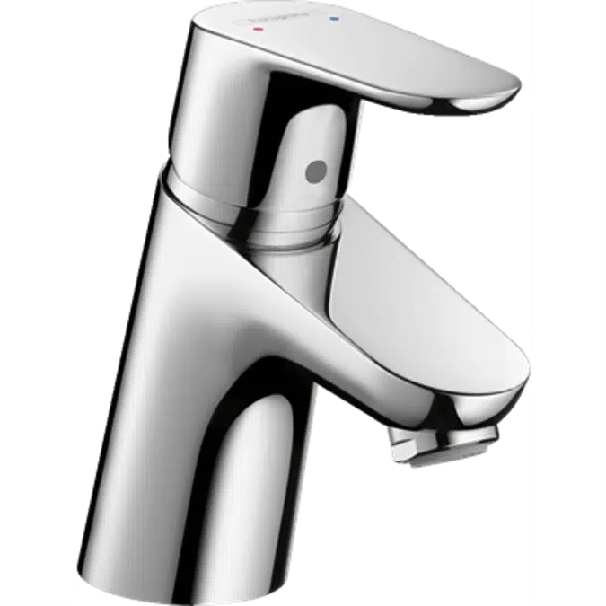 Focus Single lever basin mixer 70 with pop-up waste set