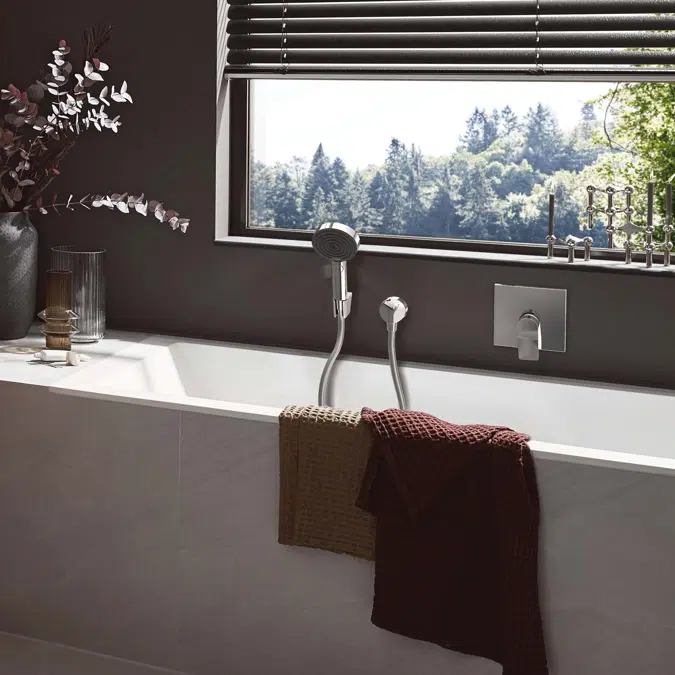 BIM objects - Free download! 75615XXX Vivenis Single lever shower mixer ...