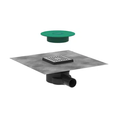 afbeelding voor RainDrain Point Complete set point drain 100/100