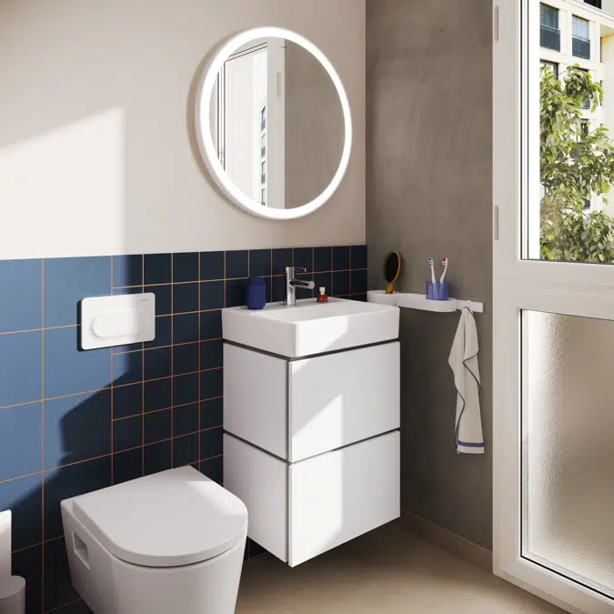 54290XXX Xilesa E Vanity unit 480/380 with 2 drawers PushOpen for handrinse basin
