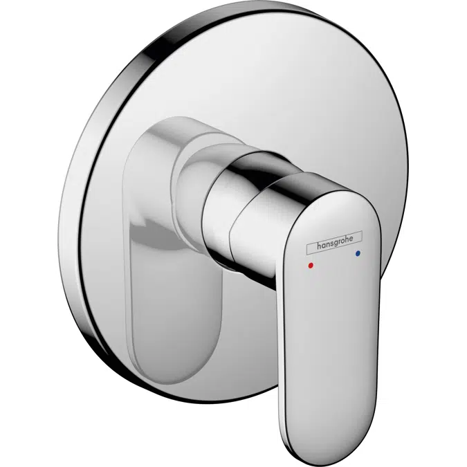 BIM objects - Free download! Vernis Blend Single lever shower mixer for ...
