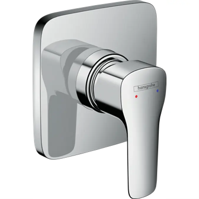 BIM objects - Free download! MySport Single lever shower mixer for ...