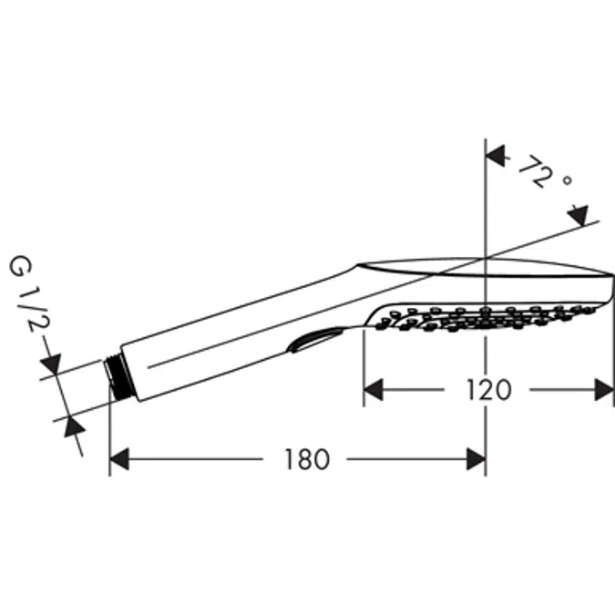 Raindance Select E Hand shower 120 3jet
