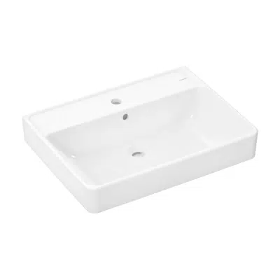 Imagem para Xanuia Q Wash basin 650/480 with tap hole and overflow}