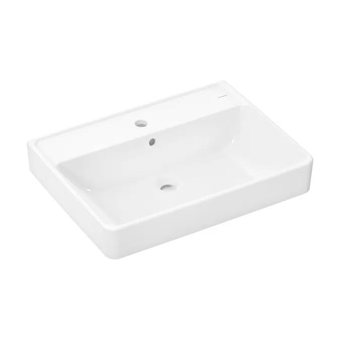Xanuia Q Wash basin 650/480 with tap hole and overflow