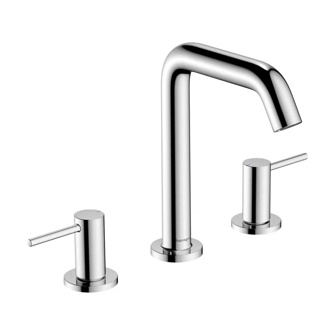 BIM objects - Free download! Tecturis S 3-hole basin mixer 150 with ...