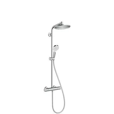 Crometta S Showerpipe 240 1jet with thermostat için görüntü