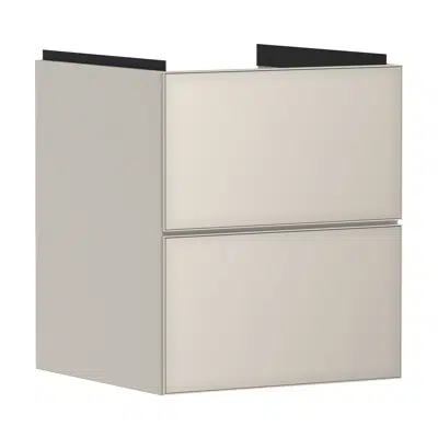 Immagine per 54173XXX Xevolos E Vanity unit Sand Matt Beige 480/475 with 2 drawers for handrinse basin