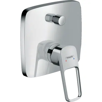 画像 Logis Loop Single lever bath mixer for concealed installation