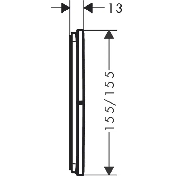 ShowerSelect Comfort E  Valve for concealed installation for 3 functions