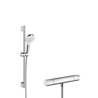 Image pour Ecostat Shower system for exposed installation Vario with Ecostat 1001 CL thermostat and shower bar 65 cm Nordic-DZR