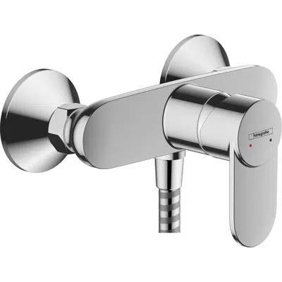 Vernis S Single lever shower mixer for exposed installation